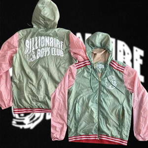 Billionaire Boys Club BBC Beta Windbreaker Jacket Astronaut Logo Sz L EUC